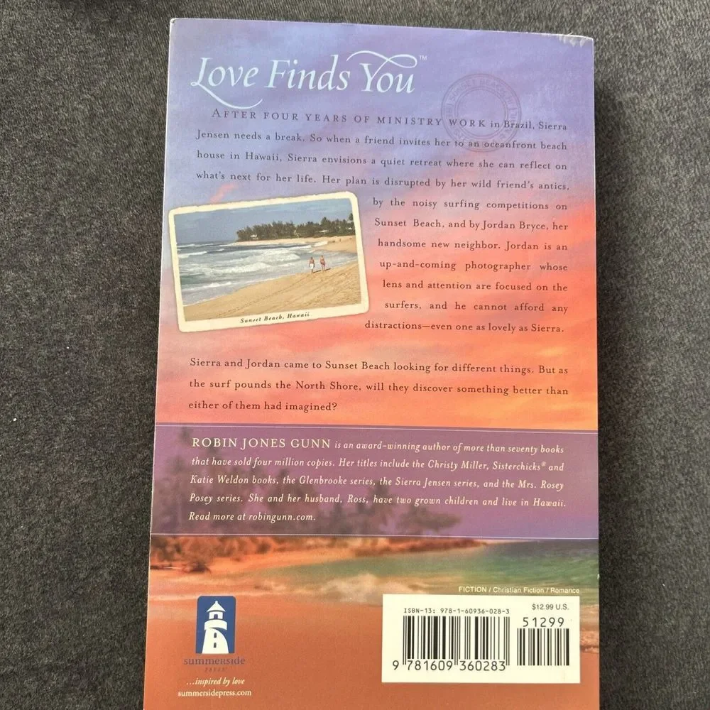 Love Finds You in‎ Sunset Beach, Hawaii Paperback Robin Jones Gunn